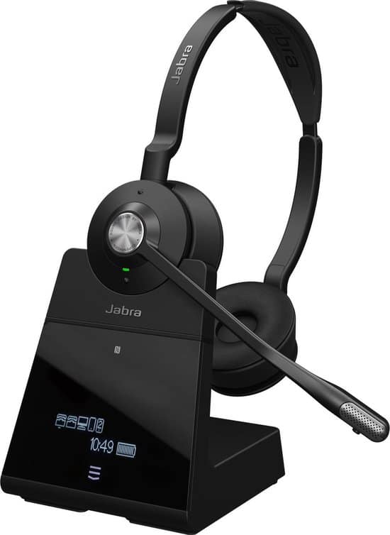 computer headset jabra engage 75 stereo headset draadloos hoofdband