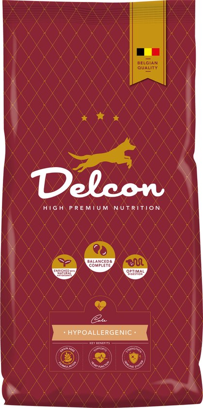 delcon adult hypoallergenic premium hondenvoer 10kg