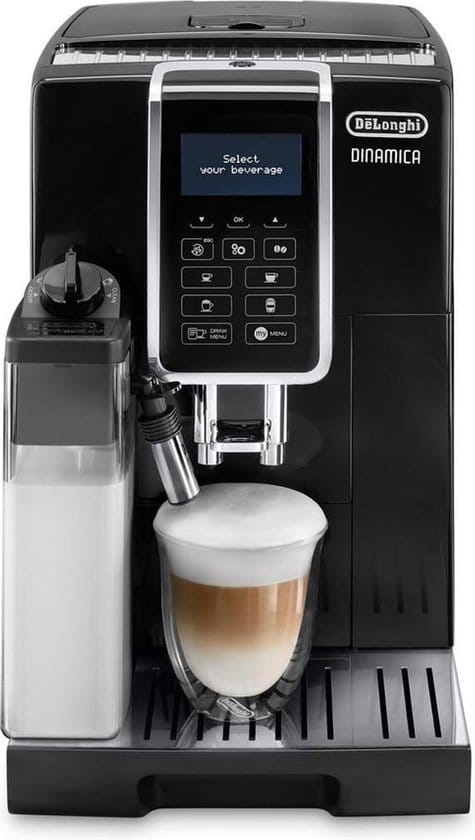 delonghi dinamica ecam 35055b volautomatische espressomachine zwart