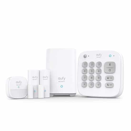 eufy by anker draadloos alarmsysteem 5 delig inclusief homebase