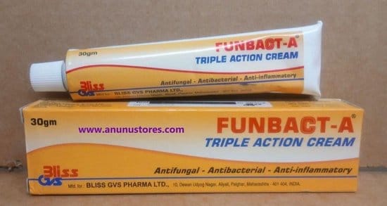 funbact a triple action cream