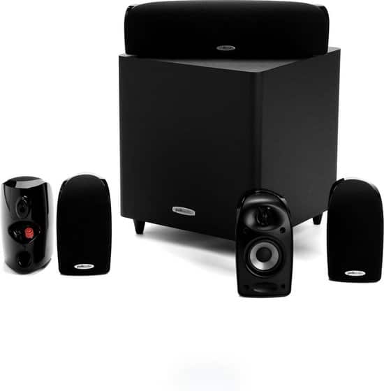 home speaker polk audio tl1600 51 speakerset met actieve subwoofer zwart
