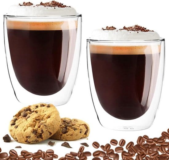 luxe dubbelwandige theeglazen cappuccino glazen koffieglas dubbelwandig