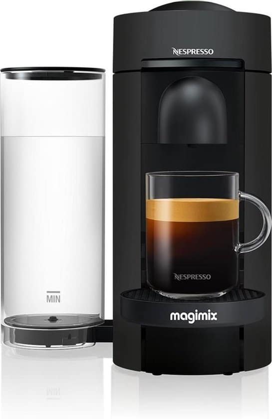 magimix nespresso vertuo plus koffiecupmachine mat zwart