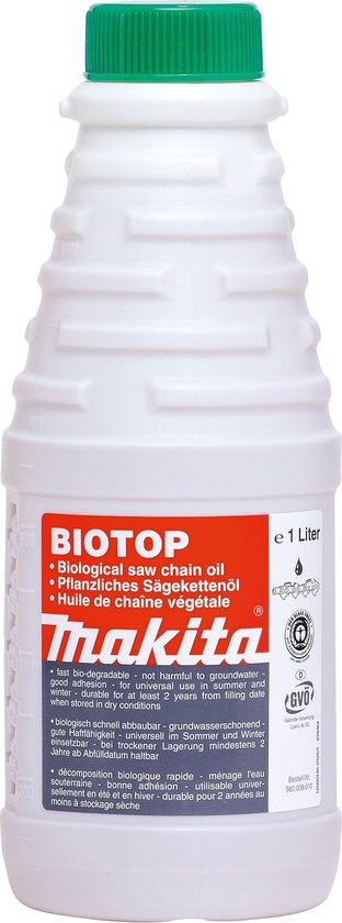 makita 980008610 biotop olie voor kettingzaag 1l
