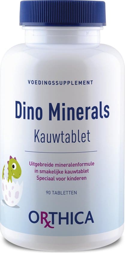 orthica dino minerals kinderen 90 kauwtabletten