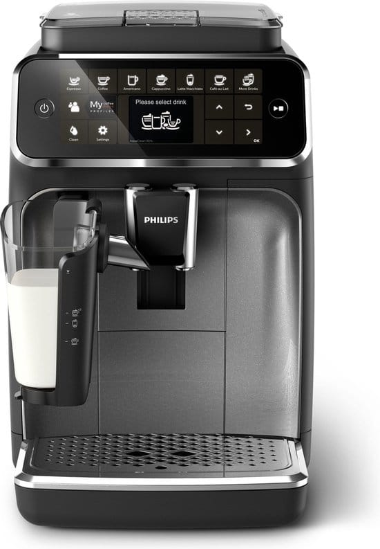 philips lattego 4300 serie ep4346 70 espressomachine zwart grijs 1