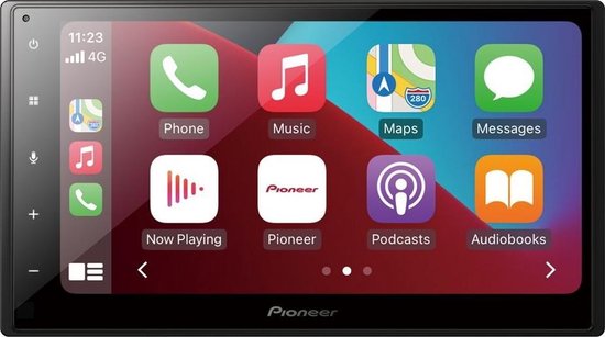 pioneer sph da160dab inclusief dab antenne apple carplay android auto