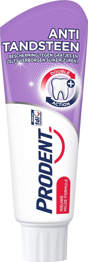 prodent anti tandsteen tandenpasta 12 x 75 ml voordeelverpakking