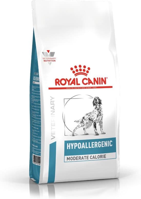 royal canin hypoallergenic moderate calorie hondenvoer 14 kg