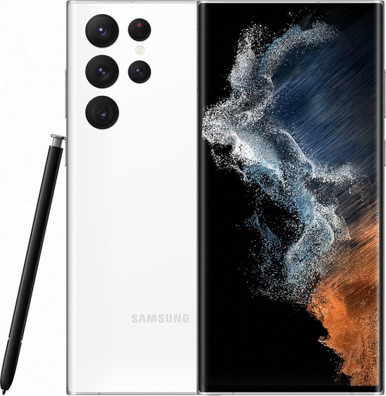 smartphone samsung galaxy s22 ultra 5g 128gb phantom white