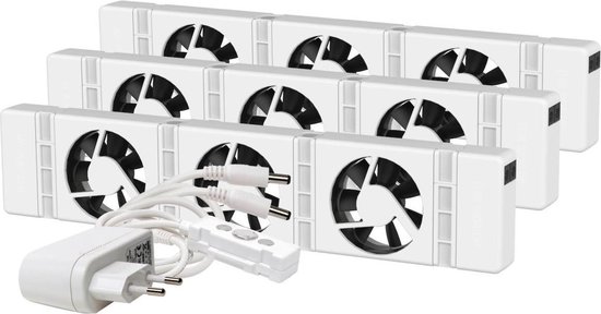 speedcomfort radiator ventilator trio set universeel geschikt voor