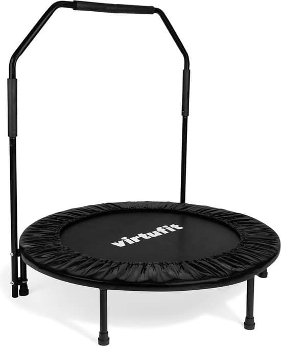virtufit fitness trampoline sport trampoline met handvat 100 cm