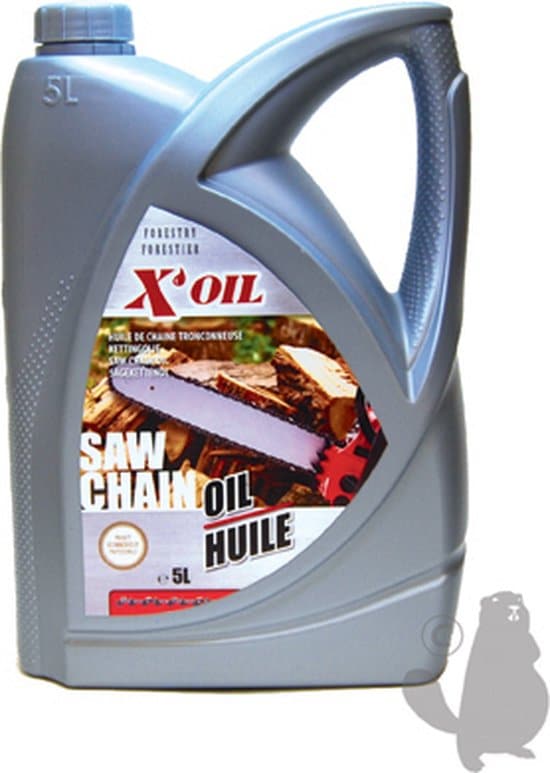 xoil 8102318 zaagkettingolie 5 liter viscositeitsindex 97 100mm s op