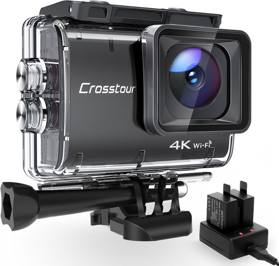 actioncam crosstour action camera waterdicht 4k onderwatercamera met wifi 1