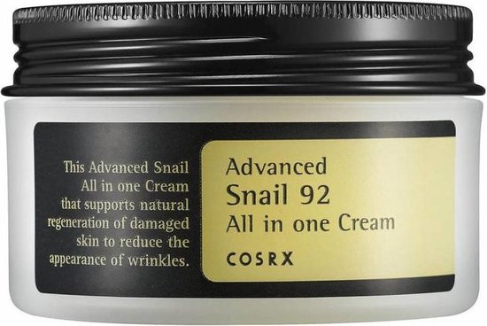 cosrx advanced snail 92 all in one cream gezichtscreme 100 ml