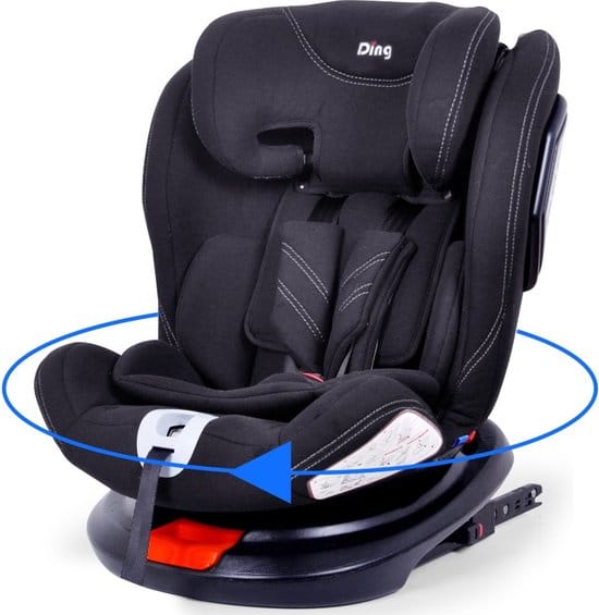 ding zeno 360 sps autostoel 0 tot 36 kg zwart 360 draaibaar