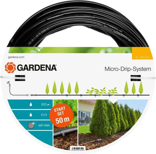gardena micro drip system startset l druppelsysteem 50 meter