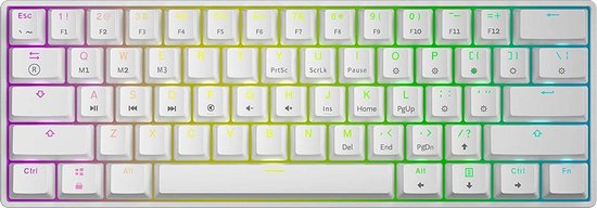 gk61 keyboard qwerty mechanisch gaming toetsenbord 60 rgb usb type c 1