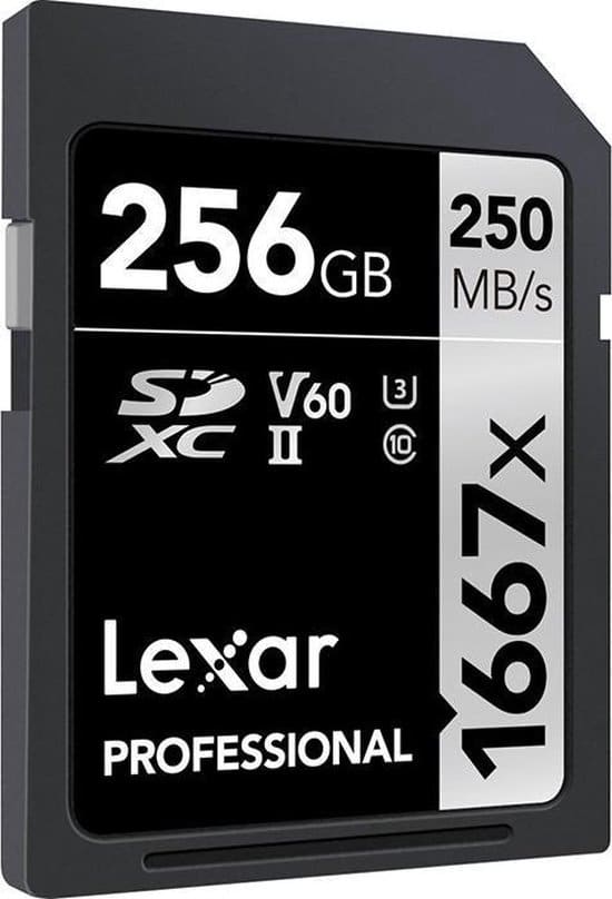 lexar geheugenkaart sd kaart 256 gb 90 mb s max write class