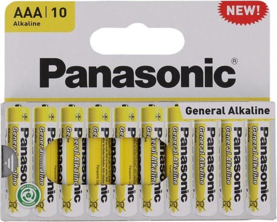 panasonic batterijen aaa 10 stuks mini penlite batterij aaa