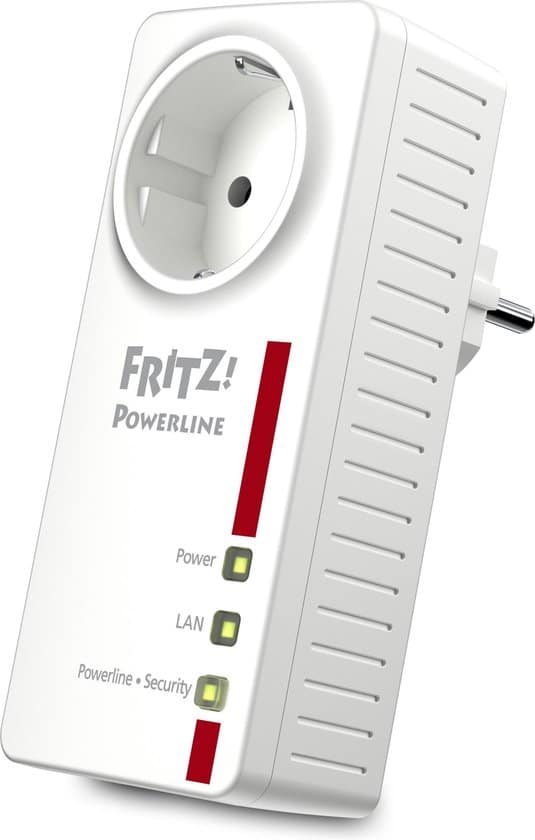 powerline adapter avm fritz powerline 1220e gigabit powerline zonder wifi