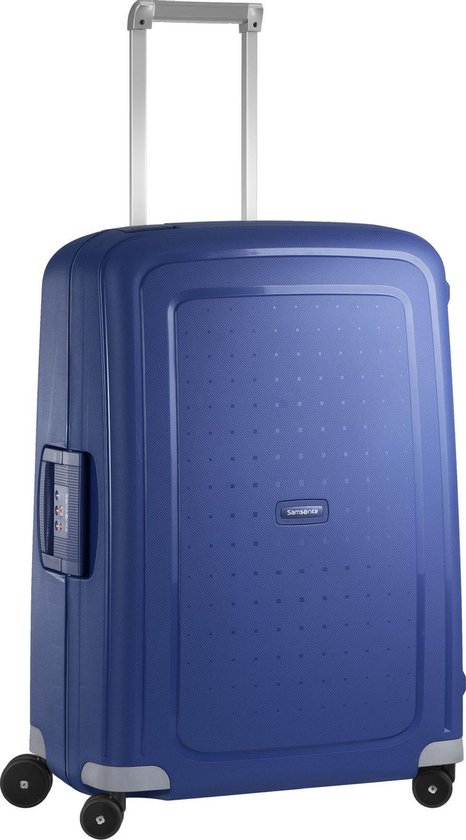 samsonite scure spinner reiskoffer 79 liter blauw