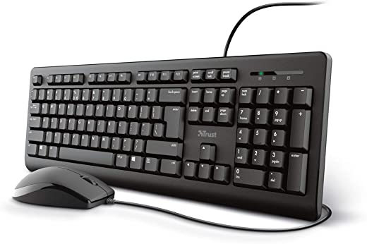 trust taro bedraad toetsenbord en muis set met nederlandse indeling keyboard