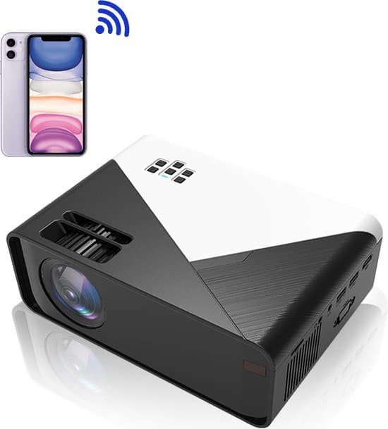 urgoods mini beamer 1080p hd mini projector sluit je telefoon aan via
