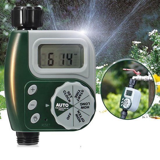 water timer tuin bewateren irrigatiesysteem automatisch planten water