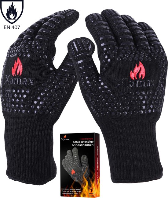 xamax bbq handschoenen ovenwanten hittebestendige handschoen bbq