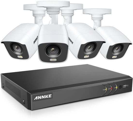 annke acs 8 dt81dp cc cctv beveiligingscamera set 8mp met 8 kanalen
