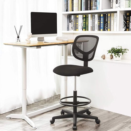 bureaustoel ergonomische werkkruk zithoogte 51 5 71 5 cm hoge werkstoel