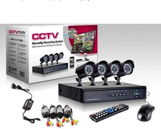 cctv security systeem 4 cameras dvr 1