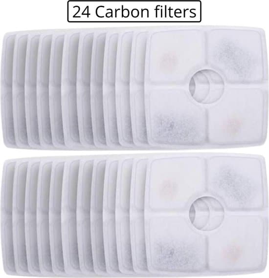 drinkfontein filters universeel vierkante filters van carbon
