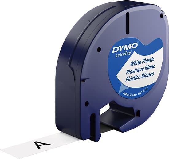 dymo labeltape 91201 letratag wit
