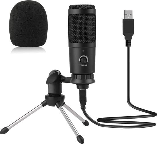 gaming microfoon microfoon voor pc met statief usb aansluiting gaming
