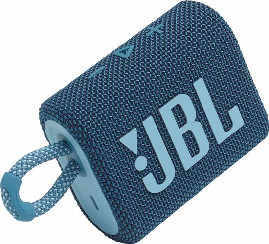 jbl go 3 draadloze bluetooth mini speaker blauw