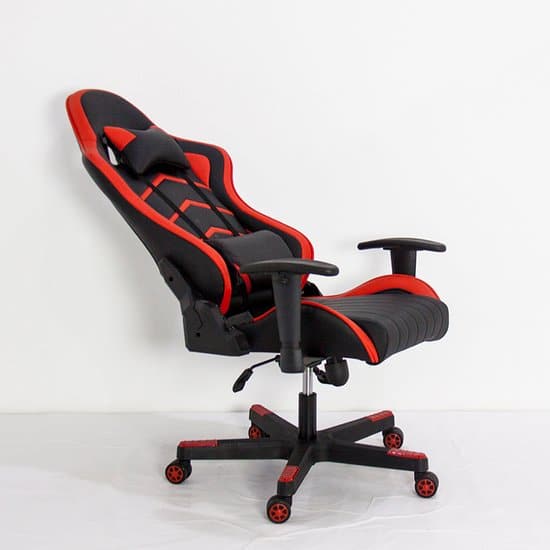 luxe ergonomische gaming chair bureaustoel kantelmechanisme lendekussen