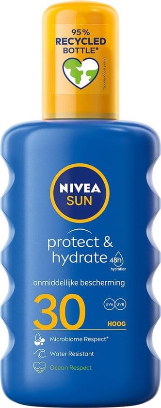 nivea sun protect hydrate zonnebrand spray spf 30 200 ml