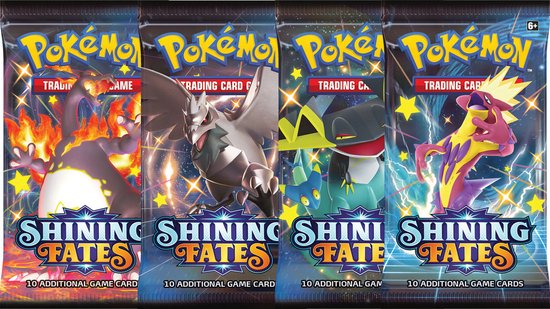 pokemon shining fates pokemon boosterpack pokemon kaarten 10 kaarten