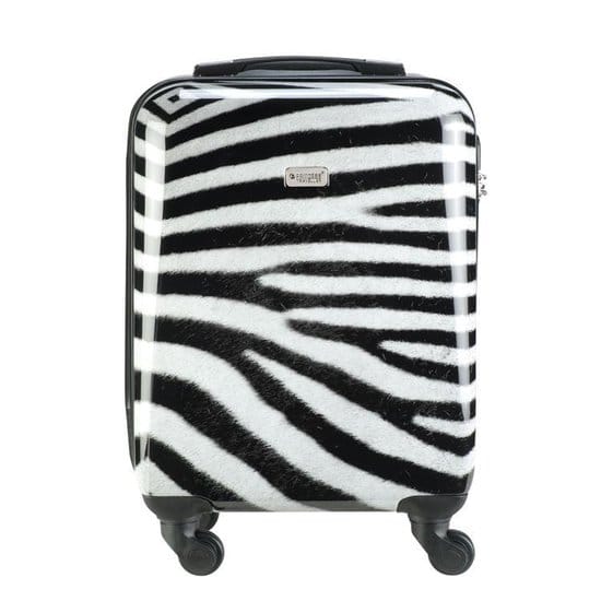 princess traveller animal print handbagagekoffer zebra small 55cm