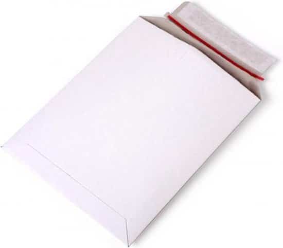 10x witte kartonnen verzendenveloppen a4 enveloppen 1