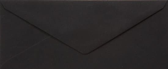 50x luxe wenskaart enveloppen dl 110x220 mm 11 0x22 0cm zwart kraft
