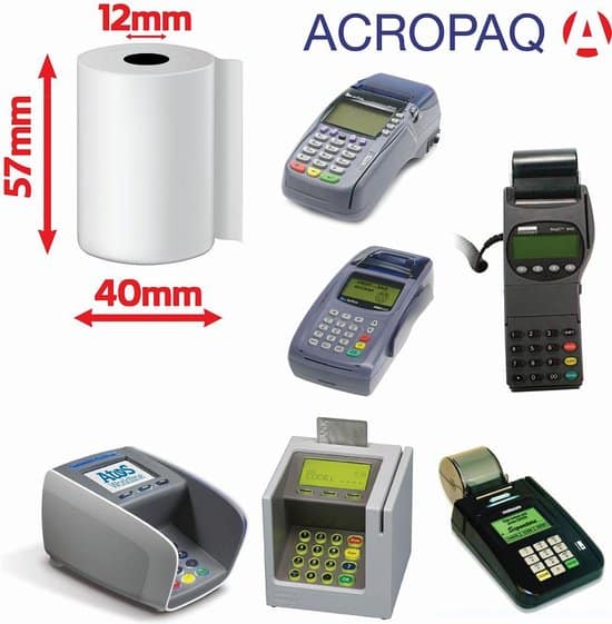 acropaq 50 x pinrollen 57 x 40 x 12 mm 17m thermisch bpa vrij