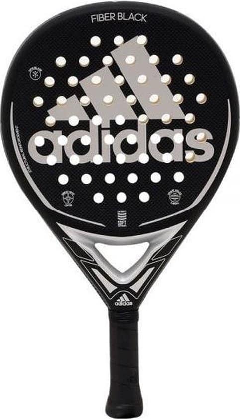 adidas fiber black padel racket