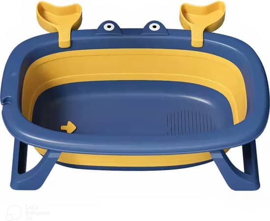 babyplace baby bad krab opvouwbaar inclusief badkussen en speelgoed 1 1