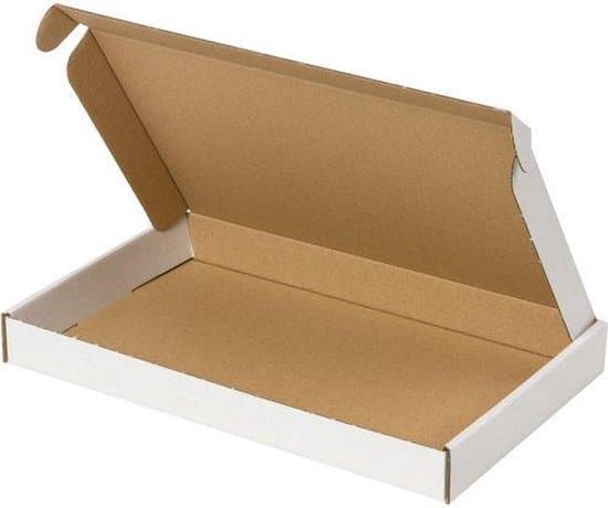 brievenbusdoos brievenbusdozen a5 50 stuks met bovenklep wit 255 x 160 x 28 mm 3