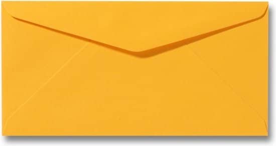 envelop 11 x 22 goudgeel 60 stuks