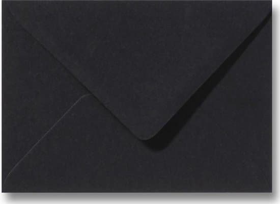 envelop 12 x 18 zwart 25 stuks